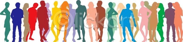 군중 남자 사람 성인 여자 EPS 실루엣 일러스트 해외이미지 고립 그룹 선 숫자 해외202004 해외일러스트