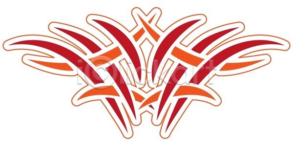 EPS 일러스트 해외이미지 고립 그래픽 노란색 디자인 미술 백그라운드 빨간색 선 스타일 엘리먼트 오렌지 장식 추상 컨셉 패턴 해외202004 해외일러스트 흰색