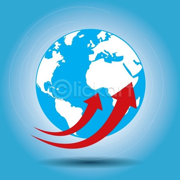 마케팅 사람없음 EPS 일러스트 해외이미지 디자인 백그라운드 빨간색 서비스 세계 심볼 인포그래픽 지구 컨셉 파란색 패키지 플랫 해외202004 화살표