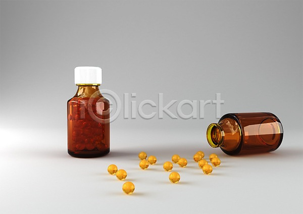 사람없음 3D PSD 입체 3D소스 건강 그래픽 병(담는) 알약 약 약국 약병 의료용품 의학 치료