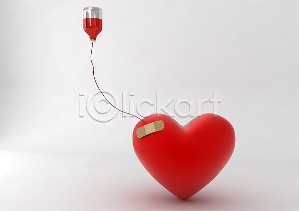 사람없음 3D PSD 입체 3D소스 건강 그래픽 링거 반창고 빨간색 수혈 심장 의학 치료 컬러 피 하트 헌혈 혈액 혈액주머니