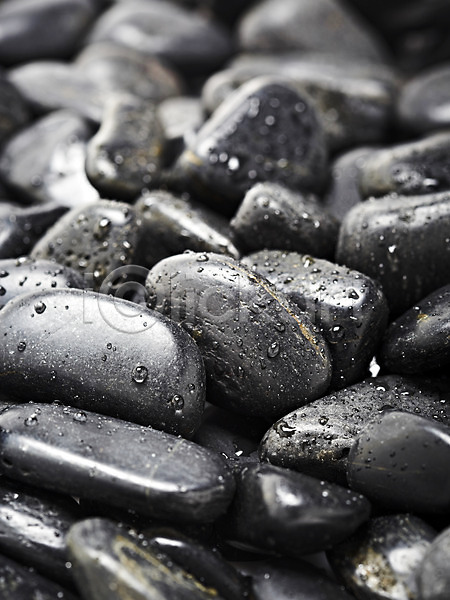 사람없음 JPG 근접촬영 아웃포커스 포토 검은색 광석 돌(바위) 물방울 백그라운드 스튜디오촬영 실내 조약돌 컨셉