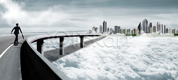 20대 남자 남자만 남자한명만 동양인 사람 성인남자만 성인남자한명만 성인만 성인한명만 청년남자만 청년남자한명만 청년만 한국인 한명 PSD 뒷모습 편집이미지 가교 가방 건물 걷기 구름 길 도로 도시 도시풍경 비즈니스 비즈니스맨 빌딩 서류가방 이미지편집 전신 직장인 편집 하늘