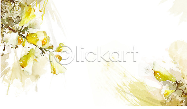사람없음 PSD 일러스트 꽃 꽃백그라운드 노란색 백그라운드 식물 잎 자연 컬러 해란초