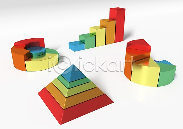 사람없음 3D PSD 입체 3D소스 그래프 그래픽 막대그래프 삼각형 서류판 수치 원그래프 원형 자료 컬러풀 통계 표(도표) 피라미드
