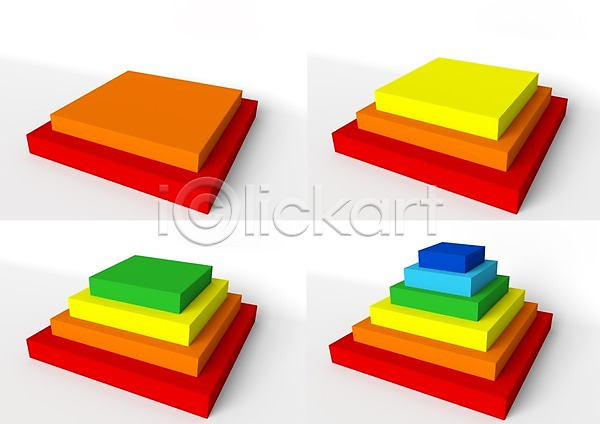 사람없음 3D PSD 입체 3D소스 그래프 그래픽 서류판 수치 자료 컬러풀 통계 표(도표) 피라미드