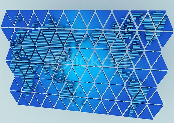복잡 사람없음 3D PSD 입체 편집이미지 3D소스 그래픽 글로벌 무늬 백그라운드 삼각형 세계 세계지도 지도 컬러 파란색 패턴 편집소스