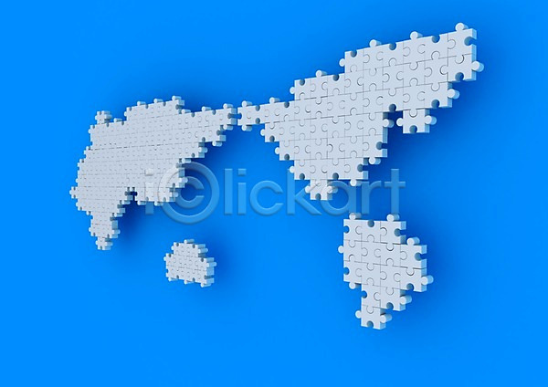 복잡 사람없음 3D PSD 입체 편집이미지 3D소스 그래픽 글로벌 무늬 백그라운드 세계 세계지도 조각 조각(피스) 지도 컬러 파란색 패턴 퍼즐 편집소스