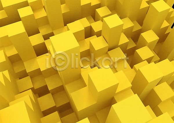 복잡 분석 사람없음 3D PSD 입체 편집이미지 3D소스 그래픽 노란색 무늬 백그라운드 블록 사각형 상자 육면체 정사각형 컬러 큐브 패턴 편집소스