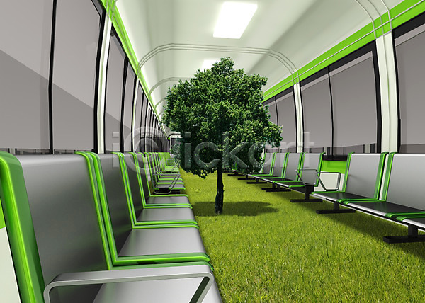 사람없음 3D PSD 편집이미지 공간 나무 복도 식물 의자 잔디 조명 창문 초록색 컬러 환경