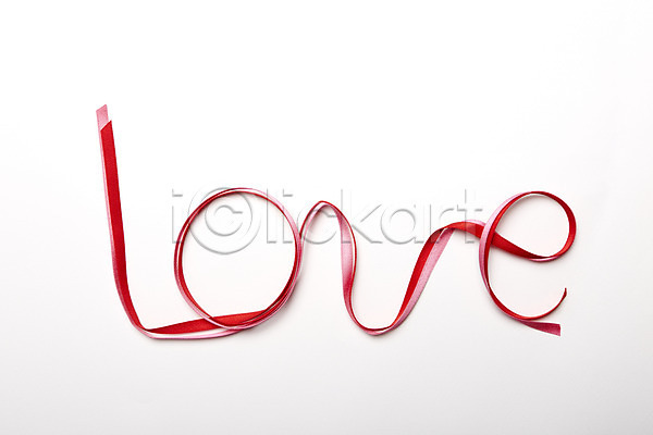사랑 사람없음 JPG 포토 끈 단어 대문자 리본 백그라운드 빨간색 스튜디오촬영 실내 알파벳 영어 오브젝트 장식 컬러