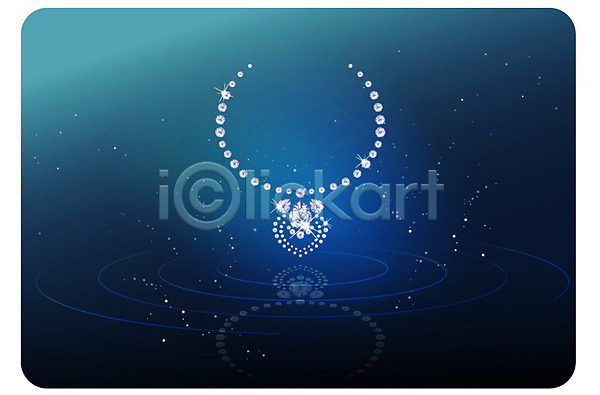 사람없음 AI(파일형식) 아이콘 모양 목걸이 무늬 물결 물방울무늬 반사 반짝임 밤하늘 별 보석 오브젝트 장신구 컬러 파란색