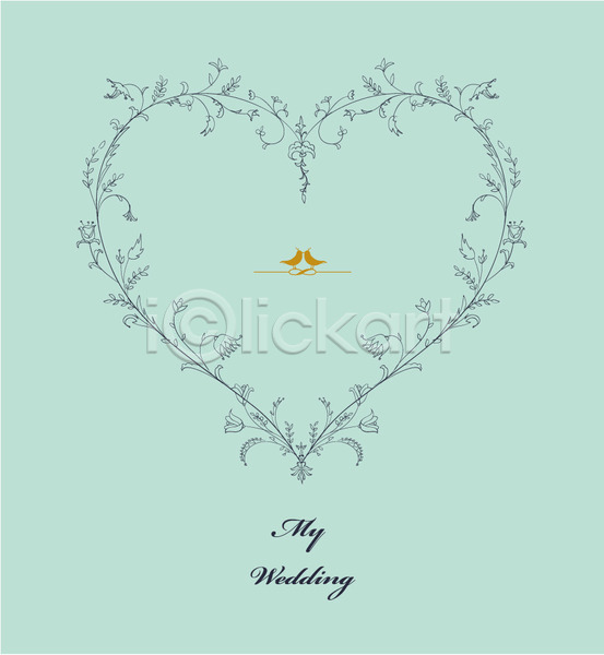 축하 사람없음 AI(파일형식) 카드템플릿 템플릿 결혼 결혼식 꽃 무늬 백그라운드 식물 청첩장 초대 초대장 축하카드 카드(감사) 틀 풀(식물) 프레임 하트