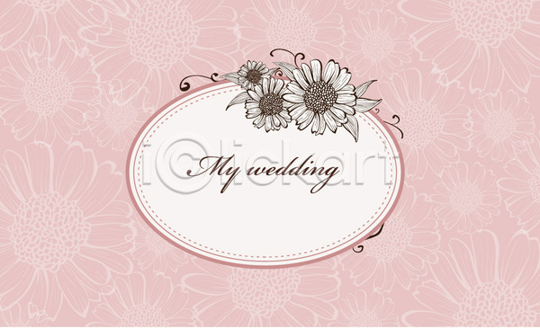 축하 사람없음 AI(파일형식) 카드템플릿 템플릿 결혼 결혼식 꽃 무늬 백그라운드 식물 청첩장 초대 초대장 축하카드 카드(감사) 틀 프레임