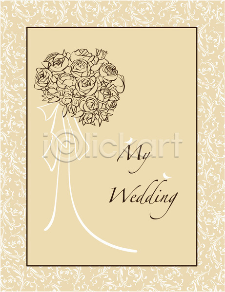 축하 사람없음 AI(파일형식) 카드템플릿 템플릿 결혼 결혼식 꽃 꽃다발 무늬 백그라운드 식물 청첩장 초대 초대장 축하카드 카드(감사) 틀 프레임