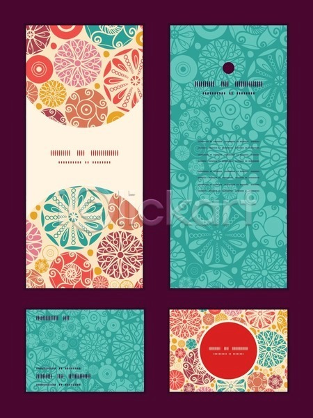 화려 사람없음 EPS 일러스트 해외이미지 꽃무늬 디자인 민트색 배너 베이지색 세트 패턴 프레임 해외202004