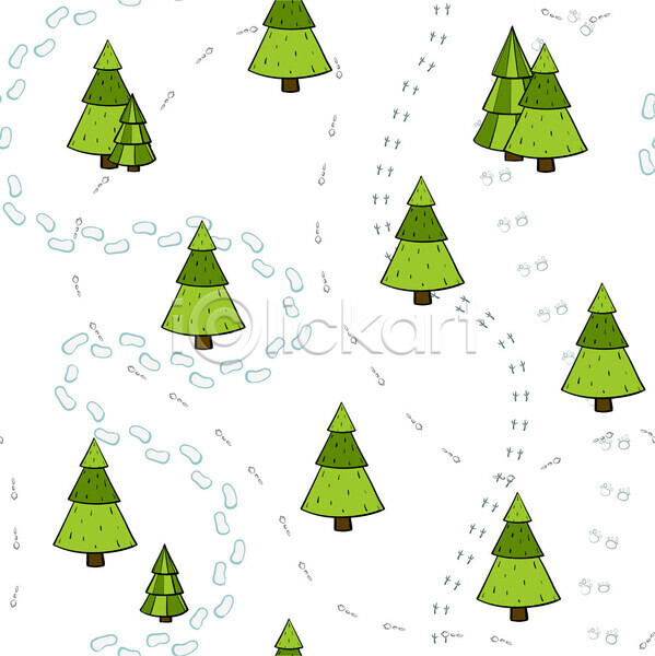 EPS 일러스트 해외이미지 12월 그래픽 그림 나무 디자인 만화 미술 발자국 백그라운드 벽지 복고 새해 수확 심볼 심플 엘리먼트 인쇄 자연 장식 정사각형 종이 초록색 추상 크리스마스 트랙 패턴 해외202004 휴가