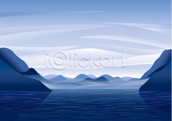 EPS 실루엣 일러스트 해외이미지 강 구름(자연) 디자인 땅 라벨 물 미술 바다 백그라운드 산 아침 야외 언덕 얼음 여행 일출 자연 장면 절정 추상 파노라마 파란색 풍경(경치) 하늘 해외202004 호수 황무지