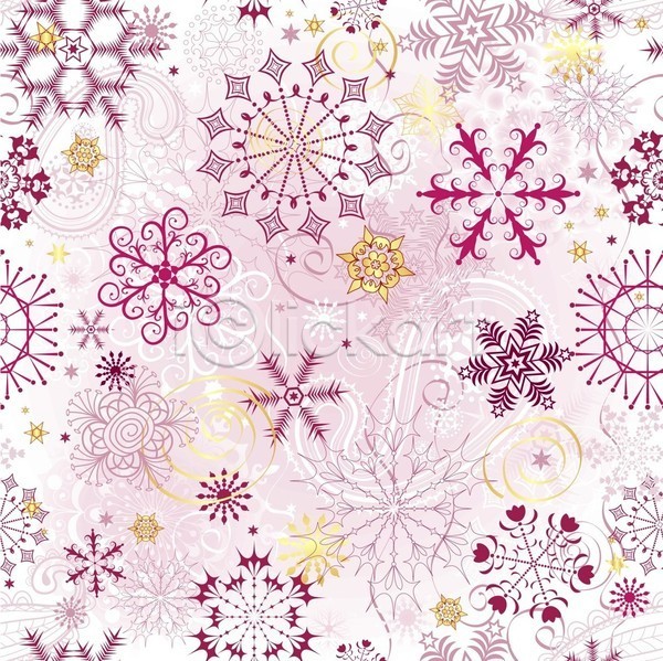 화려 사람없음 EPS 일러스트 해외이미지 꽃 눈송이 대칭 디자인 만다라 백그라운드 분홍색 추상 해외202004