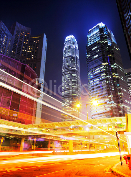 사람없음 JPG 포토 해외이미지 건물 도시풍경 야경 야외 중국 통과 하늘 해외202004 홍콩