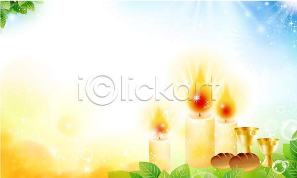 사람없음 AI(파일형식) 일러스트 기독교 물방울 백그라운드 부활절 빛 빵 식물 잔 종교 초 촛불 컵 풀(식물) 하늘
