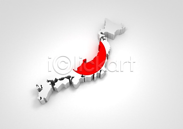 사람없음 3D PSD 입체 편집이미지 3D소스 국기 그래픽 깃발 나라 모양 무늬 문양 백그라운드 빨간색 상징 아시아 원형 일본 일장기 지도 컬러 편집소스 흰색
