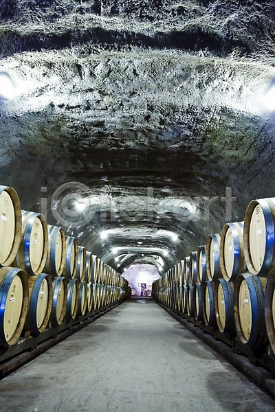 사람없음 JPG 포토 뉴질랜드 동굴 실내 쌓기 오세아니아 와인 와인통 저장 저장소 통 풍경(경치)