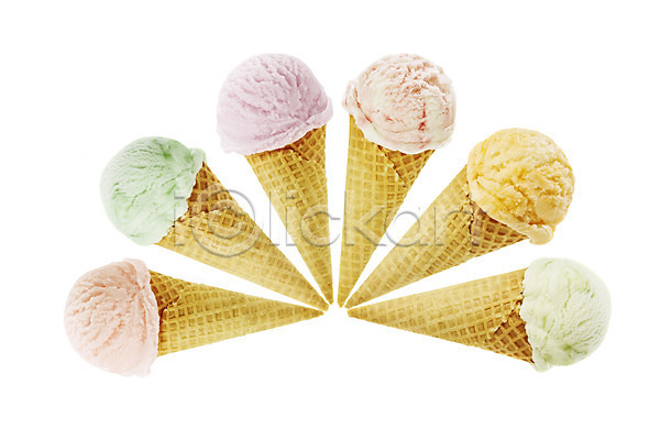 시원함 사람없음 JPG 포토 디저트 백그라운드 스튜디오촬영 실내 아이스크림 아이스크림콘 얼음 일렬 종류 콘아이스크림