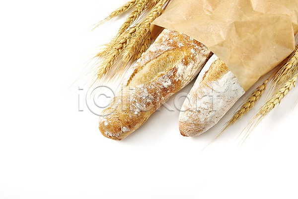 사람없음 JPG 포토 누끼 디저트 밀 바게트 봉투 빵 빵집 스튜디오촬영 실내 음식 제빵