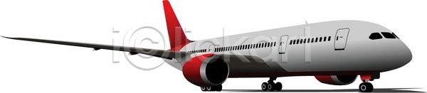 EPS 실루엣 일러스트 해외이미지 가로 공항 교통시설 날개 마무리 모션 바퀴 방향 비행기 빛 상업 승객 여행 이륙 착륙 하늘 해외202004 해외일러스트 활주로