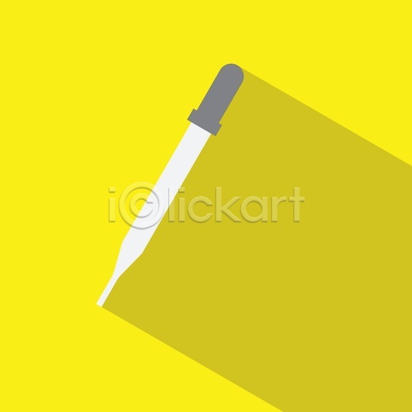 EPS 아이콘 일러스트 해외이미지 과학 교육 그림자 기구 노란색 백그라운드 볼륨 액체 약 플랫 해외202004 회색