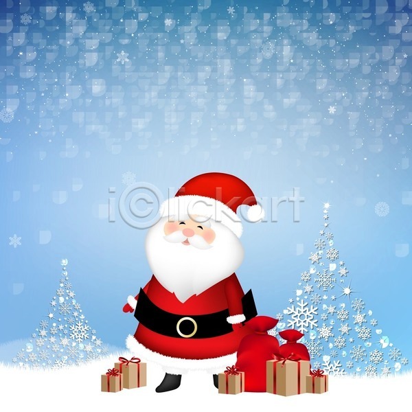 축하 남자 노년 노인남자한명만 한명 EPS 일러스트 해외이미지 겨울 눈꽃무늬 눈송이 백그라운드 산타클로스 선물상자 선물자루 크리스마스 크리스마스선물 파란색 해외202004