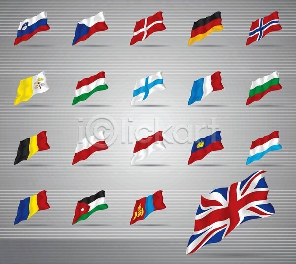 EPS 아이콘 일러스트 해외이미지 광택 깃발 노르웨이 독일 루마니아 룩셈부르크 모나코 모션 몽골 벨기에 불가리아 빛 사도궁 사인 세트 수집 슬로베니아 영국 요르단 전국 체코 폴란드 프랑스 핀란드 해외202004 헝가리