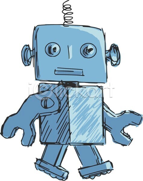 미래 어린이 EPS 아이콘 일러스트 해외이미지 게임 과학 금속 기계 놀이 로봇 만화 복고 손그림 스케치 옛날 오브젝트 장난감 캐릭터 컨셉 통조림 해외202004
