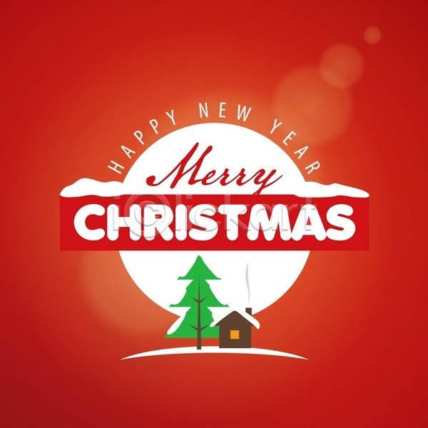 축하 사람없음 EPS 일러스트 해외이미지 나무 눈덮임 디자인 레터링 메리크리스마스 백그라운드 이벤트 크리스마스 타이포그라피 해외202004 해피뉴이어