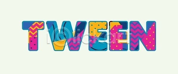 아이디어 청춘 10대 어린이 청년 청소년 EPS 일러스트 해외이미지 단어 미술 사춘기 컨셉 타이포그라피 테마 해외202004 해외일러스트