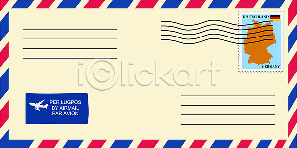 EPS 일러스트 해외이미지 깃발 덮개 독일 디자인 메시지 미술 배너 봉투 우표 인터넷 종이 지도 추상 편지 해외202004 해외일러스트