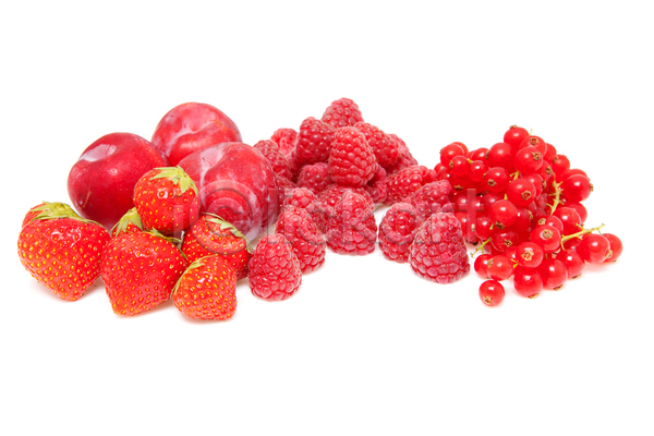 신선 사람없음 JPG 포토 해외이미지 건강 고립 과일 딸기 빨간색 사탕 산딸기 여름(계절) 열매 음식 자두 해외202004