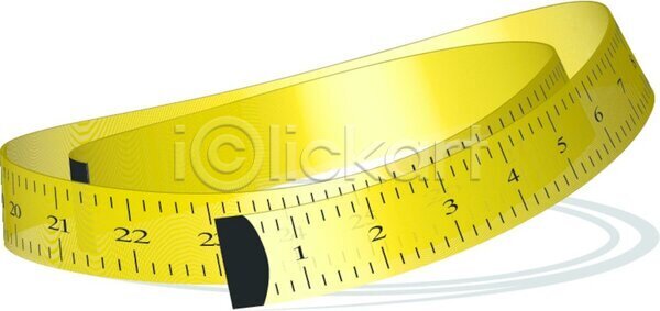 EPS 일러스트 해외이미지 건강 건강식 계량기 구부린 그림자 노란색 눈금 다이어트 롤 모양 미술 실타래 인치 자 줄자 추상 측정 테이프 포장 해외202004 해외일러스트