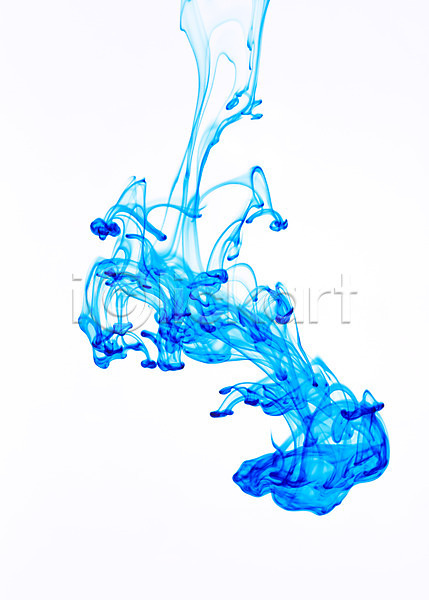 흐름 사람없음 JPG 포토 모양 백그라운드 번짐 스튜디오촬영 실내 액체 잉크 잉크백그라운드 컬러 파란색 표현
