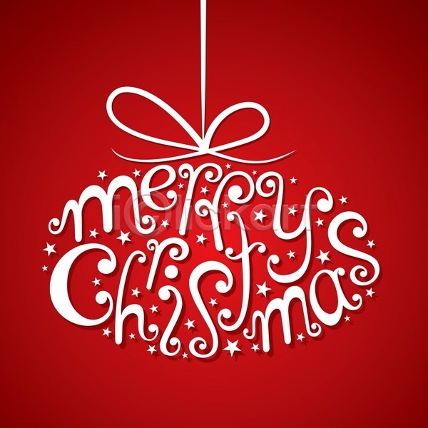 축하 사람없음 EPS 일러스트 해외이미지 디자인 레터링 리본 메리크리스마스 백그라운드 별 빨간색 크리스마스 타이포그라피 해외202004 흰색