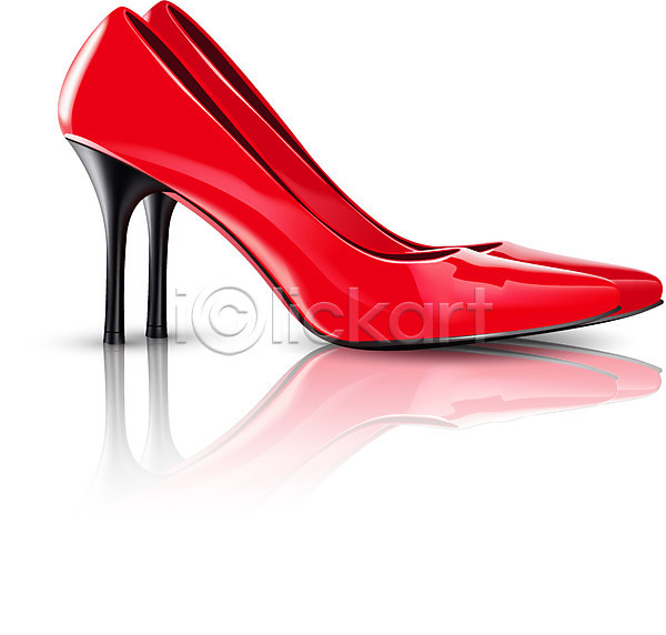 사람없음 AI(파일형식) 디테일아이콘 아이콘 입체 입체아이콘 구두 디지털 디테일 빨간색 신발 여성화 오브젝트 잡화 컬러 하이힐