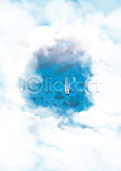사람없음 PSD 편집이미지 하이앵글 구름(자연) 낙하산 바다 배(교통) 자연 편집 풍경(경치) 하늘 항해 해변