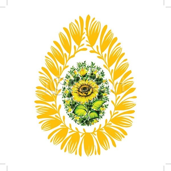 축하 사람없음 EPS 일러스트 해외이미지 꽃 노란색 디자인 미술 백그라운드 부활절 부활절계란 수채화(물감) 잎 추상 해외202004