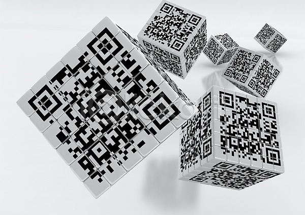 사람없음 3D PSD 편집이미지 3D소스 QR코드 그래픽 그림자 백그라운드 블록 사각형 암호 정보기술 컴퓨터그래픽 코드 큐브 편집소스