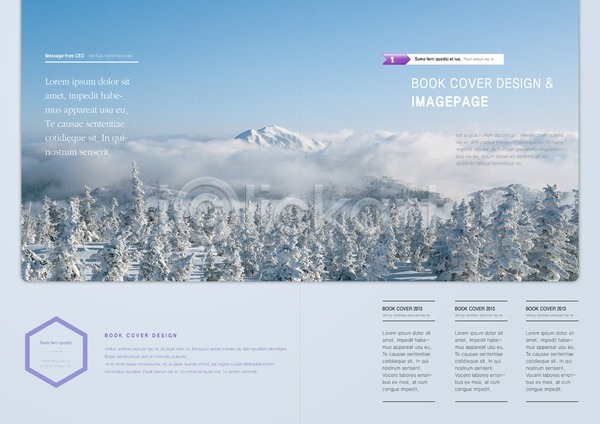 사람없음 PSD 템플릿 겨울 계절 나무 내지 눈(날씨) 백그라운드 북디자인 북커버 산 숲 식물 출판디자인 팜플렛 편집 표지디자인 풍경(경치) 하늘