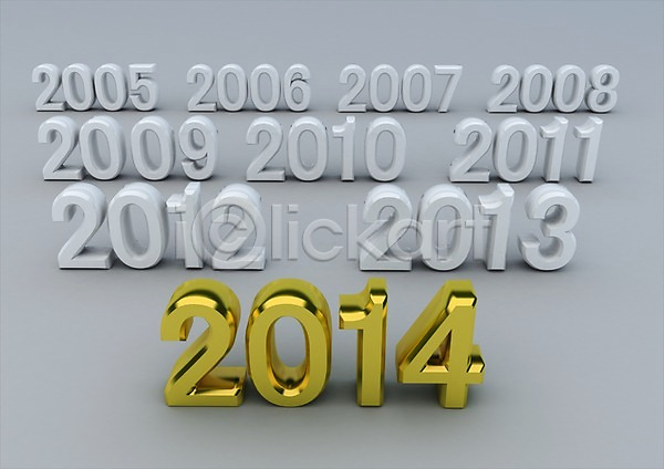 사람없음 3D PSD 입체 편집이미지 2014년 3D소스 그래픽 백그라운드 새해 숫자 연도 편집소스 황금