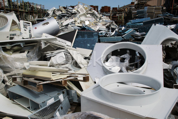 낭비 사람없음 JPG 포토 해외이미지 산업 생태학 센터 수집 쓰레기 재활용 해외202004
