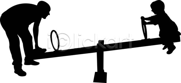 사람 소년 어린이 EPS 실루엣 일러스트 해외이미지 검은색 고립 공원 그림 놀이 만화 미술 아빠 해외202004 해외일러스트 흰색