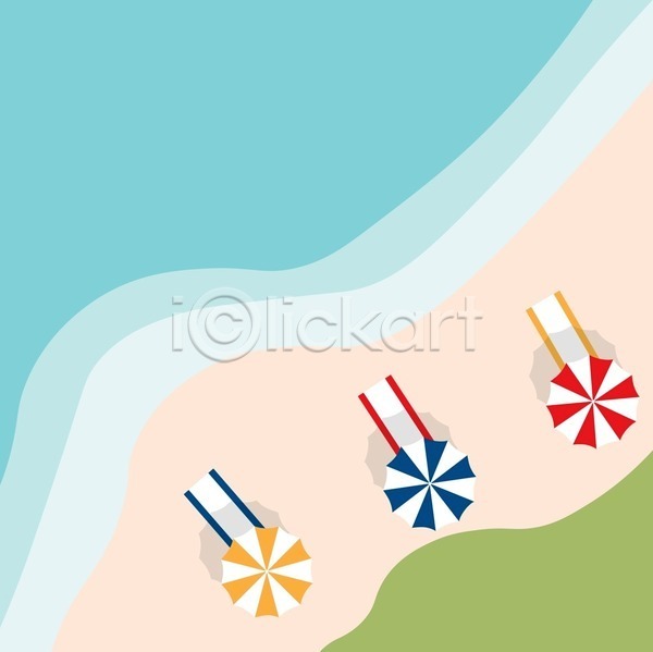 EPS 일러스트 해외이미지 가장자리 계절 노란색 모래 바다 백그라운드 봄 빨간색 샌들 선글라스 수건 야외 여름(계절) 여행 잎 자연 정상 태양 파도 파란색 풍경(경치) 해외202004 휴가